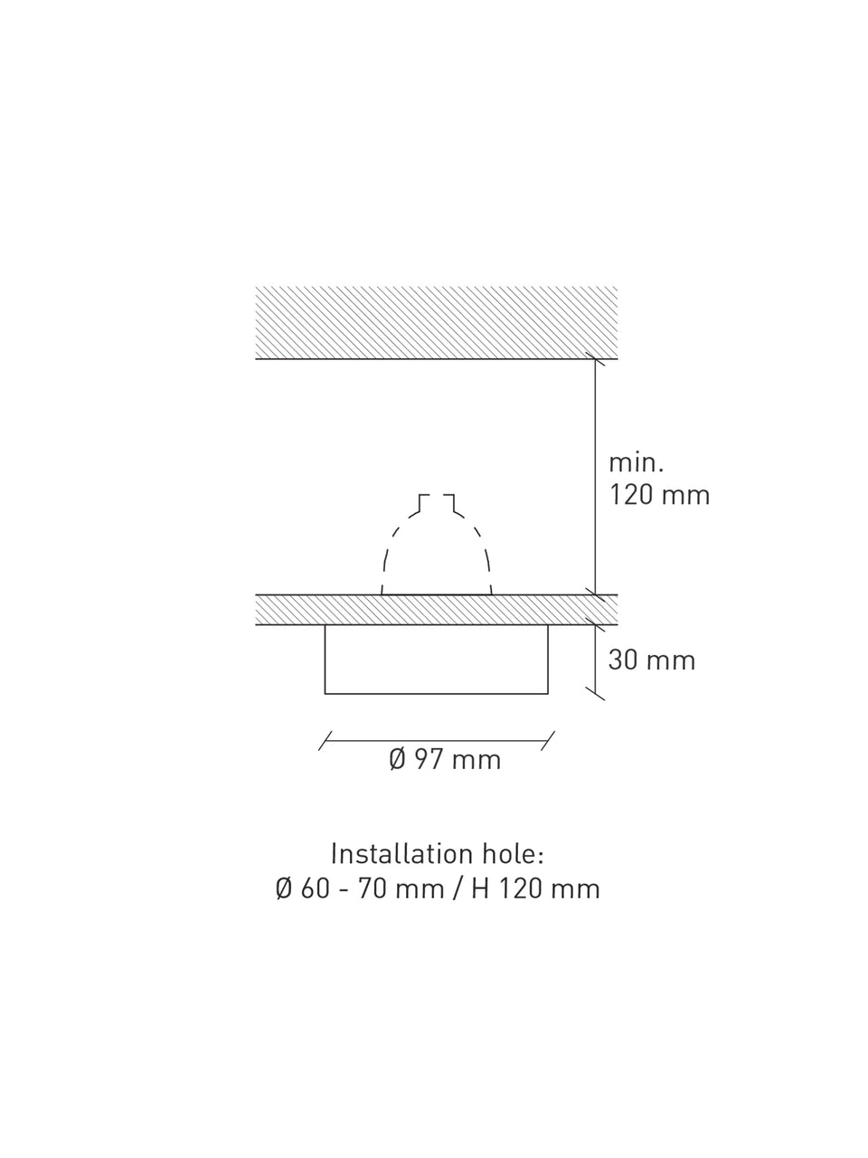 Teo recessed spotlight