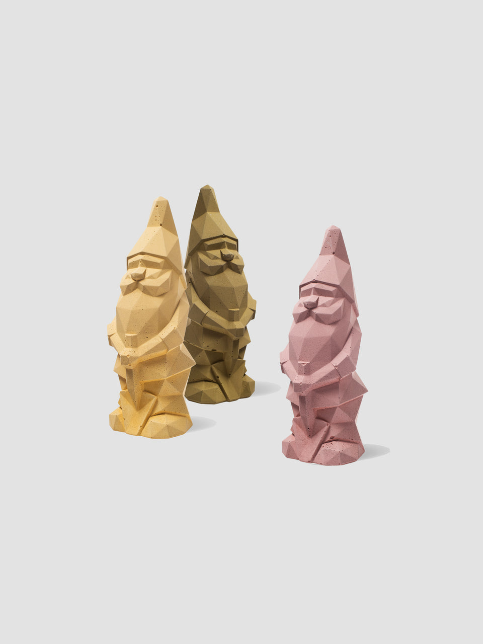 Set of 3 Nino Mini garden gnomes